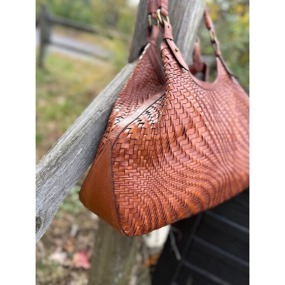 Cole Haan woven leather Genevieve shoulder bag - Picture 8 of 12